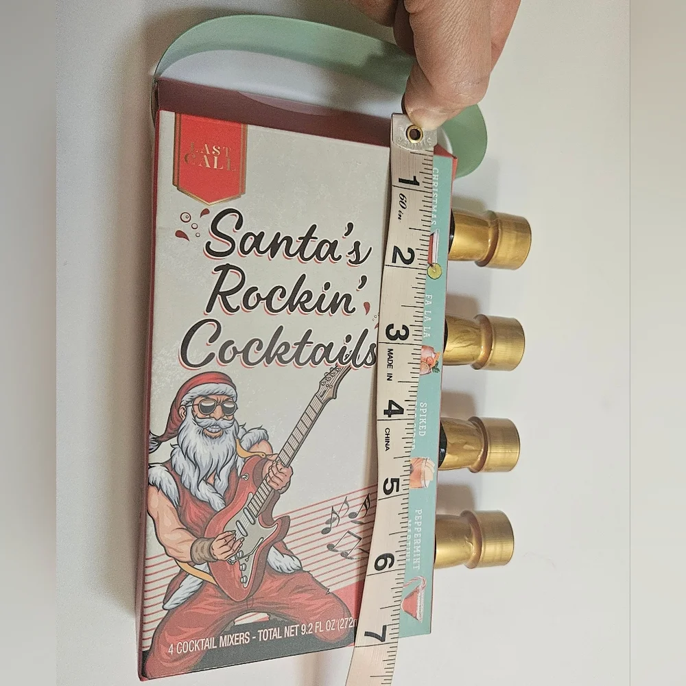 The Modern Gourmet Last Call Santa's Rockin' Cocktails Gift Set New Sealed